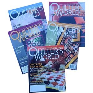 Quilters World Magazine Lot of 5 Issues 2004-2011 Patterns Projects Crafts